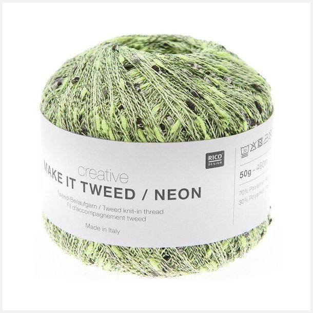 Rico Design - Make it Tweed Green Neon